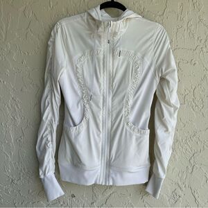 LULULEMON Dance Studio Jacket Women 6 Ruched Full Zip